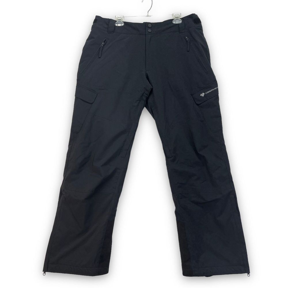 Obermeyer Mens Alpinist Stretch Insulated Pant 25093 Black Size XL Waterproof